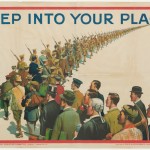 Step into your place war poster