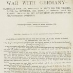 Message from King George V, 8 September 1914