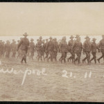 Soldiers drilling at Liverpool Camp, 21 November 1915. From NRS 4474 [1/194] D4480, image 11.