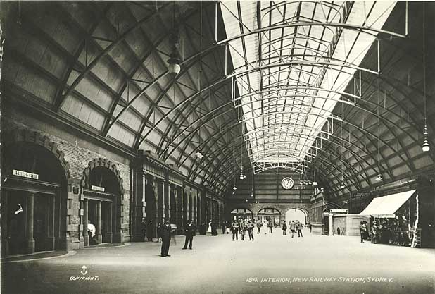 Interior archway of concourse in Central Railway Station, 1906. DIGITAL ID 17420_a014_a014000289
