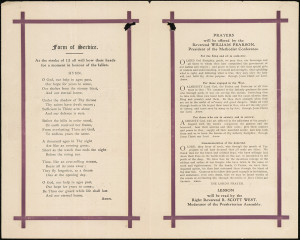 Fig 9: NRS 12060, [9/4857], B20/2475, Anzac Day 1916 Commemoration Service program [inside]